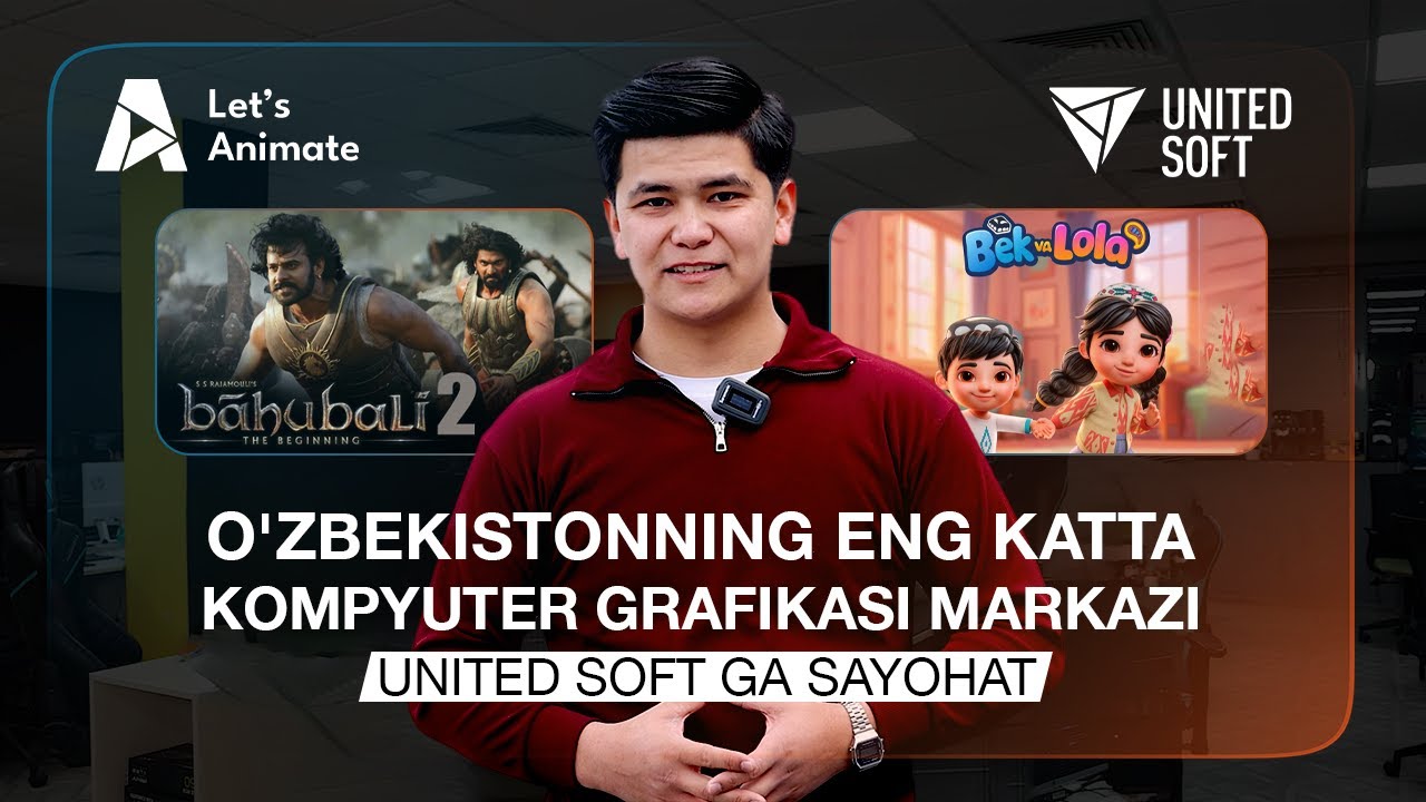 United Soft studiyasi haqidagi video